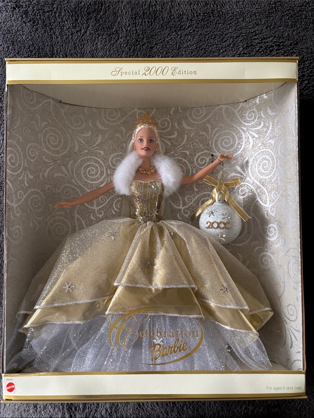 Barbie Special 2000 Edition Gold and White Celebration Doll